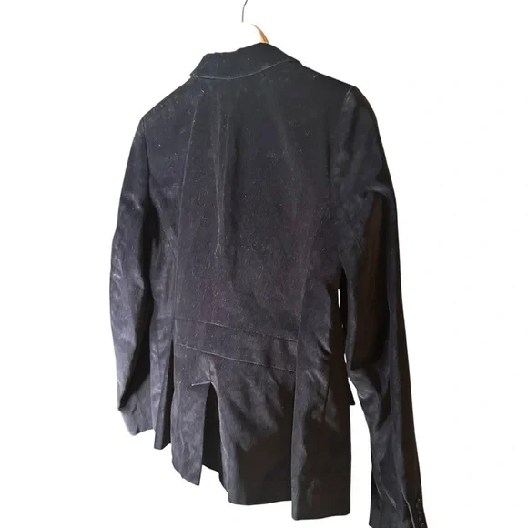 🔴5 for $40 SALE!
Talbots Petites Black Velvet 1 Button Split Back Blazer size 6p - Picture 9 of 15